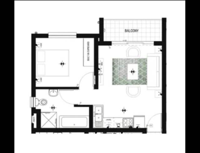 1 bed property to rent in WITFIELD